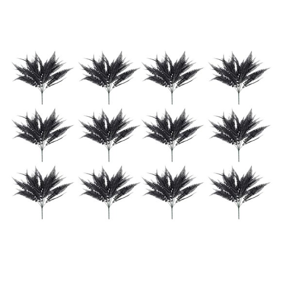 TIELUTT Black Fern Indoor Outdoor Decorative Material Long Term Use Flower Rose Garland Wedding Foam for Flowers Flower Wall Panels Autumn Flowers