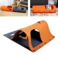 thumbnail image 4 of para , con alfombril colgante para juegos de ratones, juguete interactivo para , minialfombra de actividades, , marrón Colco Túnel de fieltro para gatos, 4 of 7
