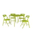 thumbnail image 1 of Cosco 5 Piece Folding Table And Chair Set Black, 1 of 2