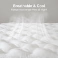 thumbnail image 6 of KINMEROOM Queen Size 5 inch Memory Foam Mattress Topper, Non-slip Full Encirclement, 6 of 7