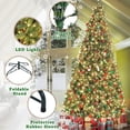 thumbnail image 4 of Árbol de Navidad Yaheetech, abeto preiluminado de 12 pies con 1500 luces, 4 of 9