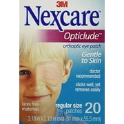 4 Pack - Nexcare Opticlude Elastic Bandages for Orthoptic Eye Patch, 20 Each