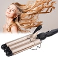 thumbnail image 3 of Rizadora para cabello ondas de sirena Genérica Triple Barril, 3 of 5