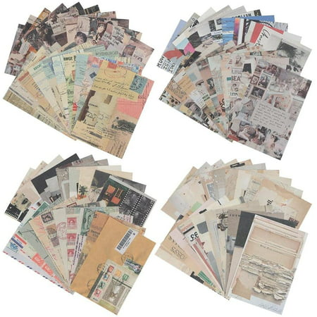  400 Sheets Scrapbooking Paper Supplies, Vintage