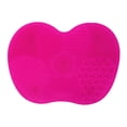 thumbnail image 2 of HILABEE Tapis de Nettoyage en Silicone pour Brosse Réutilisable Outil de Nettoyage Compact Rose Rouge, 2 of 9