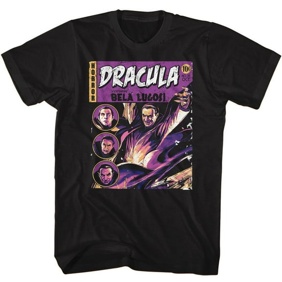 Bela Lugosi Dracula Comic Black T-Shirt