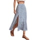 thumbnail image 3 of Qarigey Casual Long Split Swing Mujer Bohemian Estética Linda Playa Vacaciones Moda Verano Ropa Negro L Prendas para la parte inferior del cuerpo Azul claro  XXL Qarigey AP010704-17, 3 of 6