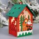 thumbnail image 3 of Cateissary Adorno de casa LED de Navidad artesanías exquisitas cabina de iluminación pintada colorido brillante colgante luminoso hogar Festival Kits de decoración para fiestas Anciano, 3 of 6
