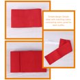 thumbnail image 3 of TEHAUX 2 Pcs Brassards de Capitaine Rouges pour Soccer Soccer avec Sangle Élastique Ajustable, 3 of 8