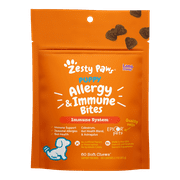Zesty Paws Aller-Immune Puppy Bites 60ct, Supplement for Dogs for Allergies, Immune, & Gut Health