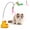 Green, variant on Duck and Swan Cat Toy, Yellow Duck Cat Teaser Toy for Pet, Electric Cat Toy with Bird Chirping