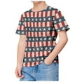 thumbnail image 4 of Gubotare Shirts for Girls 4th of July Baby Boy Girl Shirt American Flag Graphic T-Shirt USA Patriotic Tee Independence Day Casual Short Sleeve Top 11T 12T,Navy 11-12 Years, 4 of 4