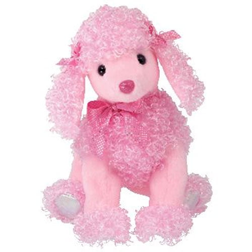 pink stuffed poodle