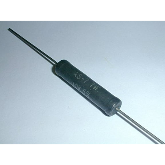 AS7-10K-5% 7 Watt 10K ohm 5% Wirewound Axial Lead Resistor (1 piece) - AS7-10K-5%