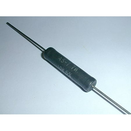 Ohm 25 Watt Wirewound Resistor - AS7-10K-5% 7 Watt 10K ohm 5% Wirewound Axial Lead Resistor (1 piece) - AS7-10K-5%