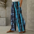 thumbnail image 4 of WJHWSX Women's Pants,Casual Pants for Women,Straight Leg Pants Women,Pockets,Fitted,Printed,Ployester,Mint Green,S(US:4), 4 of 5