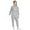 Light Gray, variant on lnmuld Kids One-piece Solid Color Boys Long Sleeve Hooded Romper Jumpsuit Zipper Front Casual Wear Outfit for Children Size:5-6 Years