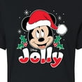 thumbnail image 3 of Disney - Jolly Mickey - Juniors Cropped Cotton Blend T-Shirt, 3 of 5