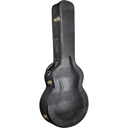 Guild Guild Premium Humidified Archtop Wood Case Alligator Skin Green