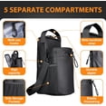 thumbnail image 3 of RUNJIG Magnetic 5 oz Black Plastic Water Bottles with Water Bottle Holder and Gym Bag, 3 of 6