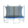 thumbnail image 1 of Upper Bounce® Trampoline Safety Enclosure Net, Fits 12 FT Round Frame, Using 6 Poles (or 3 Arches) - Adjustable Straps, 1 of 6