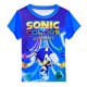 thumbnail image 1 of Boys Sonic The Hedgehog Camiseta de manga corta + Pantalones cortos Conjunto de ropa de verano Ropa para niños 4-8 años, 1 of 2