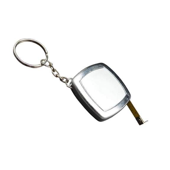 Keychain Tape Measure 2 Meter Small Steel Tape Measure Pocket Size Retractable Measuring Tape for Indoor Outdoor Use