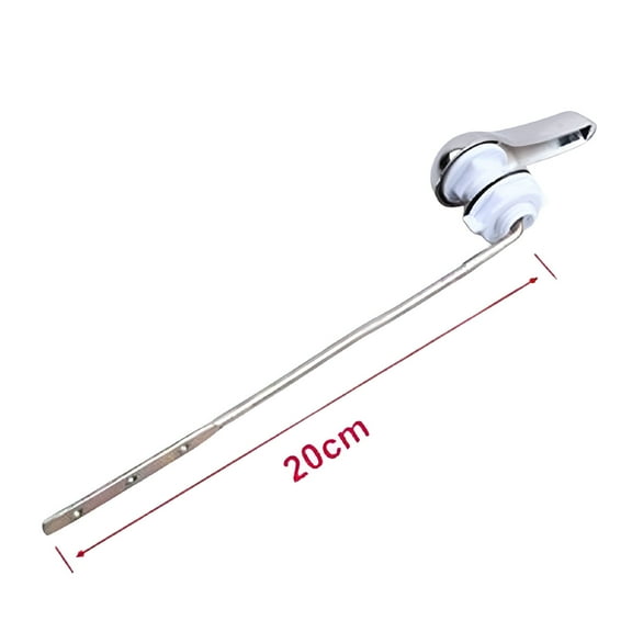 HIBIBUD Universal Toilet Tank Flush Lever Chrome Finish Toilet Handle Fits Most,1 Pcs