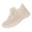 Beige, variant on Womens Mesh Sneakers Hollow Out Breathable Lace-up Non-Slip Walking Shoes Fashion Casual Tennis Shoes Lightweight Quick Dry Running Shoes Hot Pink 7 Wide