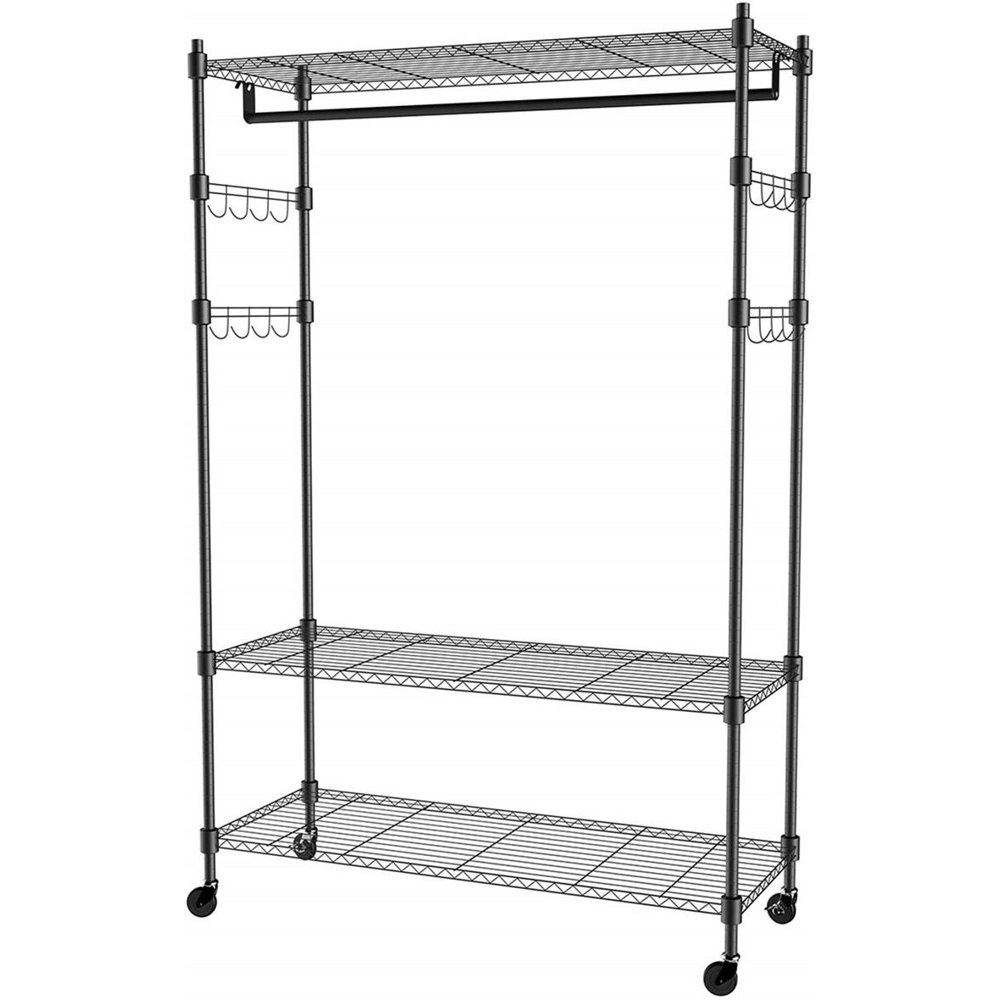 Winado Wire Shelving Garment Rack, Coat Rack, Stand Alone Rack