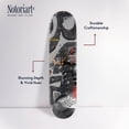 thumbnail image 4 of Closeup Win Skateboard Set Acrylic Wall Art Die-Cut, 2 panel 8" x 32", Urban Modern Street Style Decor, Easy-to-Hang, 4 of 7