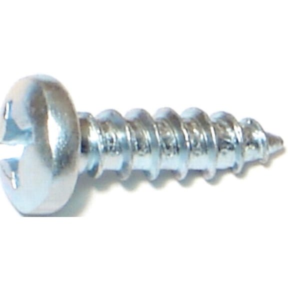 #12 x 3/4" Zinc Plated Steel Phillips Pan Head Sheet Metal Screws