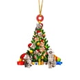 thumbnail image 2 of Christmas Day Christmas Tree Hanging Sign，Christmas Tree Sign Wall Sign,For Indoor Decor Home Decorative Signs Christmas Day Party Decoration, 2 of 6