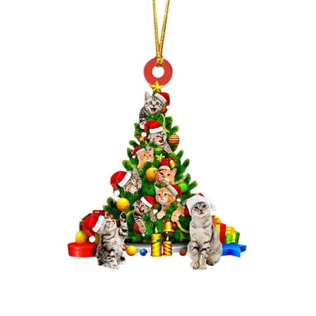 Bouanq Christmas Decorations Xmas Tree Ornaments Christmas Day Christmas Tree Hanging Sign，Christmas Tree Sign Wall Sign,For Indoor Decor Home Decorative Signs Christmas Day Party Decoration