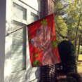 thumbnail image 2 of Carolines Treasures SC9755CHF Redbone Coonhound Red Snowflakes Holiday Flag Canvas House Size, 2 of 4