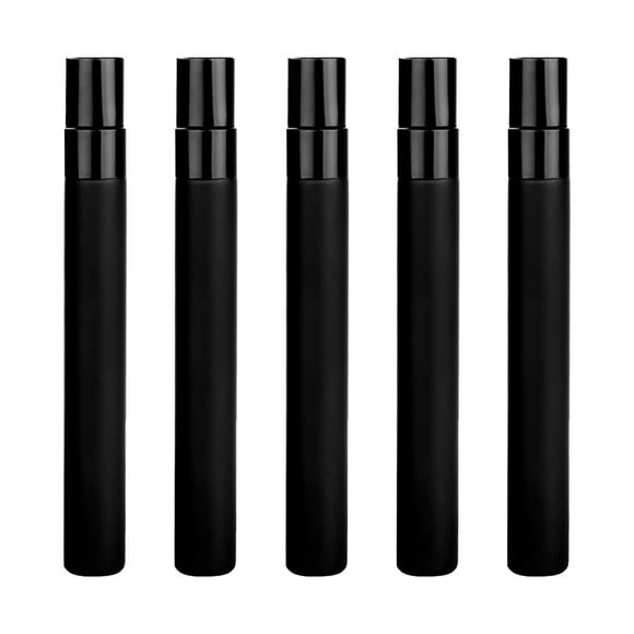 Shisuyan 5Pcs 10ml Portable Perfume Atomizer Travel Perfume Bottle Glass Bottle Container