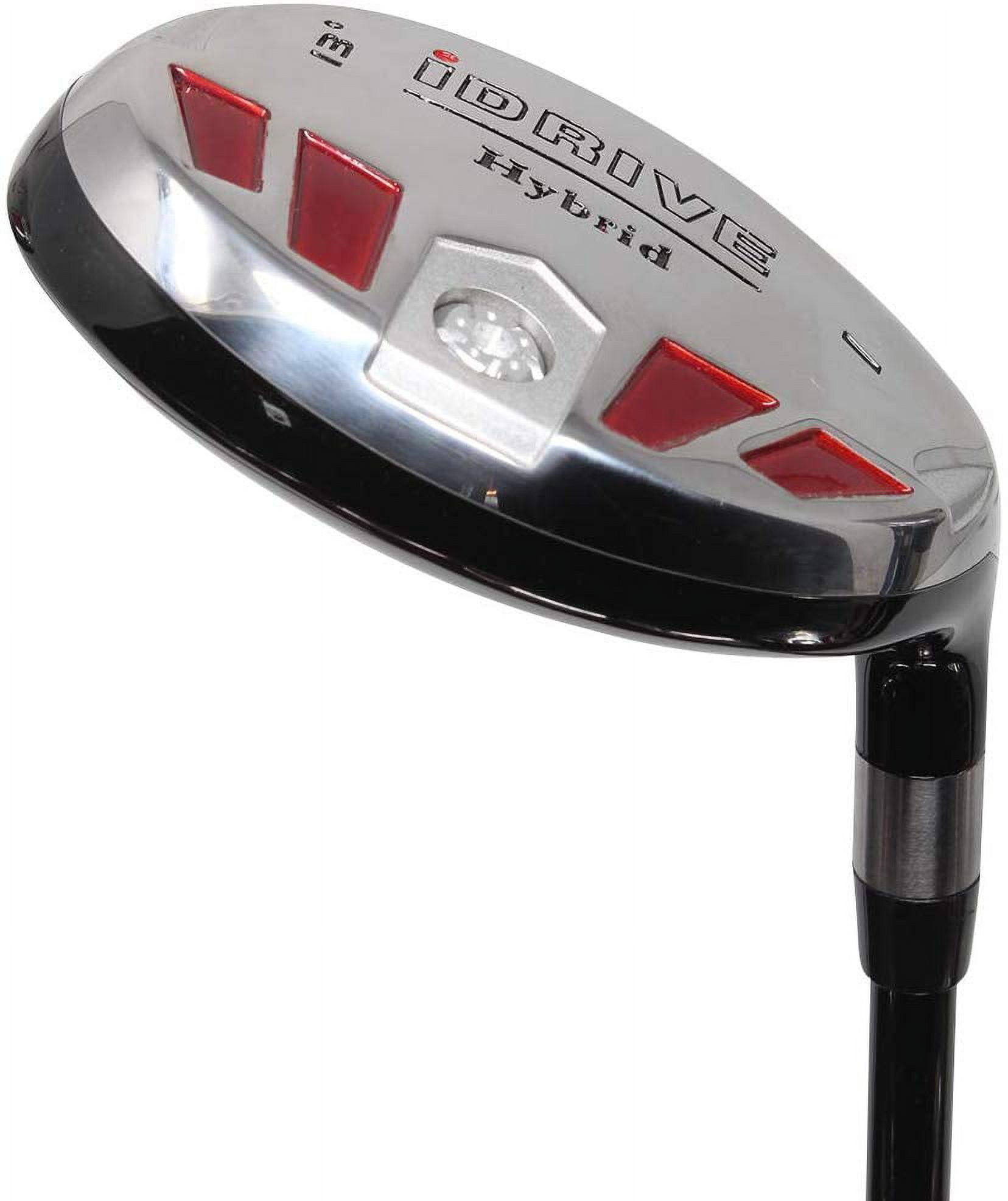 iDrive Hybrids Senior Men's All True Complete Full Set, Includes: #1, 2, 3, 4, 5, 6, 7, 8, 9, PW, SW, LW. Senior Flex with Tacki-Mac Midsize Grips Right Handed Utility A Flex Clubs