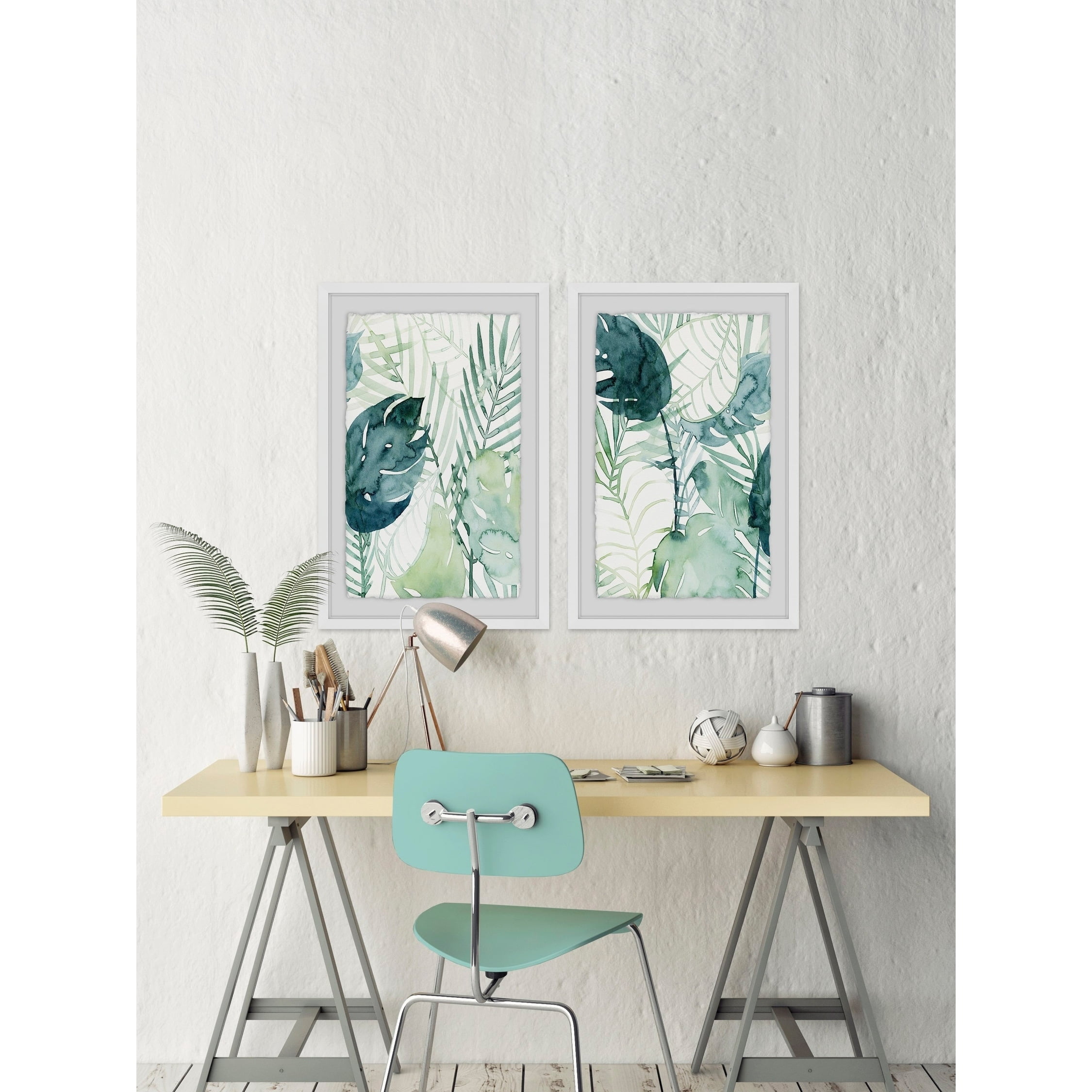 Marmont Hill Palm Pieces Diptych