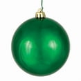 thumbnail image 2 of Vickerman 6" Emerald Shiny Ball Ornament, 4 per Bag, 2 of 4