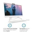 thumbnail image 3 of HP 27 inch Touch All-in-One Desktop PC, Intel Core i5-1235U, 8GB RAM, 1TB SSD, Starry White, Windows 11 Home, 27-cb1023w, 3 of 7