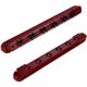 thumbnail image 1 of Wall-mounted 6-cue in wood Cue rack Billiard wall rack in hardwood Cue rack with pool cues Model: Red wood, 1 of 5