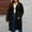 Black, variant on Knit Cardigans for Women,Women's Solid Plus Size Fashion Long Sleeve Knit Cardigan Coat Tops With Pockets