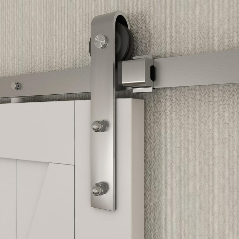Zeny 12Ft Double Door Sliding Barn Door Hardware Kit - Smoothly and Quietly -Easy to Install - Double Track Kit System - Heavy Duty Zeny 12Ft Double Door Sliding Barn Door Hardware Kit - Smoothly and Quietly -Easy to Install - Double Track Kit System - Heavy Duty