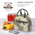 thumbnail image 5 of Naloa Vintage Floral Print Lunch Bag for Women & Men Insulated Lunch Box or Cooler Lunch Tote Bags for Work, Travel, Outdoor, 5 of 5
