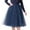 Navy, variant on Skirts for Women Skirt Pleated Midi Length for Dancing Women Adult Everyday Wear Flowing Movement and Comfort Sky Blue One Size