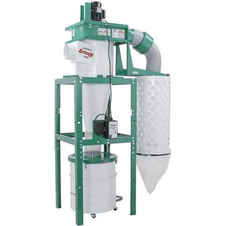 dust grizzly collector cyclone industrial collectors hp system gallon dialog displays option button additional opens zoom metal tools