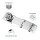 thumbnail image 2 of Cerraduras de hasp con llave de 3.15" de aleación de zinc, pestillo de bloqueo con perilla giratoria con tornillos para armarios/puertas pequeñas/cajones, 2 of 7
