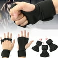 thumbnail image 2 of Huanledash Weight Lifting Gym Workout Sport Exercise Training Neoprene Gloves Wrist Wrap, 2 of 8