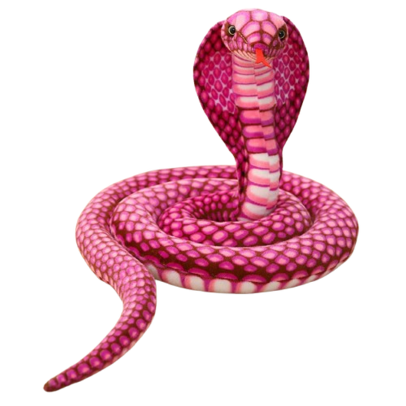 Stuffed Animal Snake, 31 Inch Cobra Snake Plush Toy, Large Lifelike Stuffed Animals Snake Plushie Gifts for Kids Boys Girls Christmas, Wild Animals Party Decor, Party Prank Prop