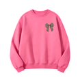thumbnail image 6 of Girls Sweatshirt Girls Leopard Print Bow/Heart Graphic Pullover Tops Casaul Fall Sweatshirt Size 9-10 Years, 6 of 8